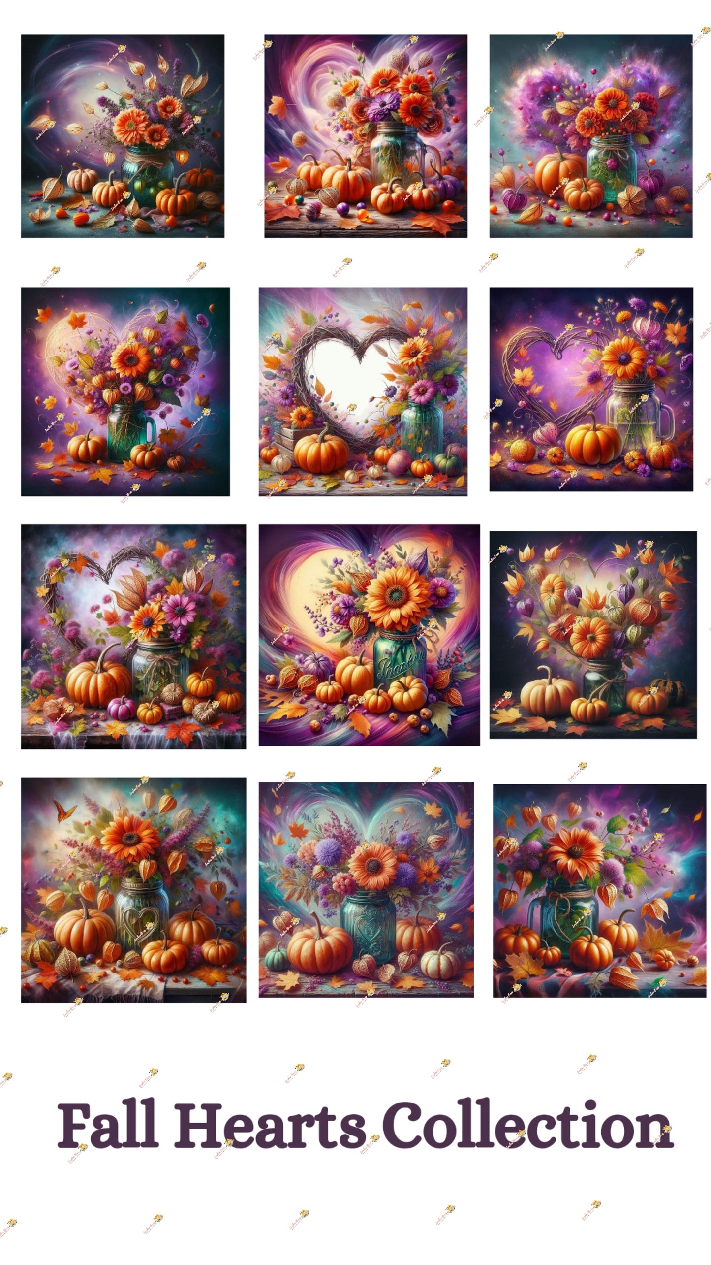 Fall Hearts Collection