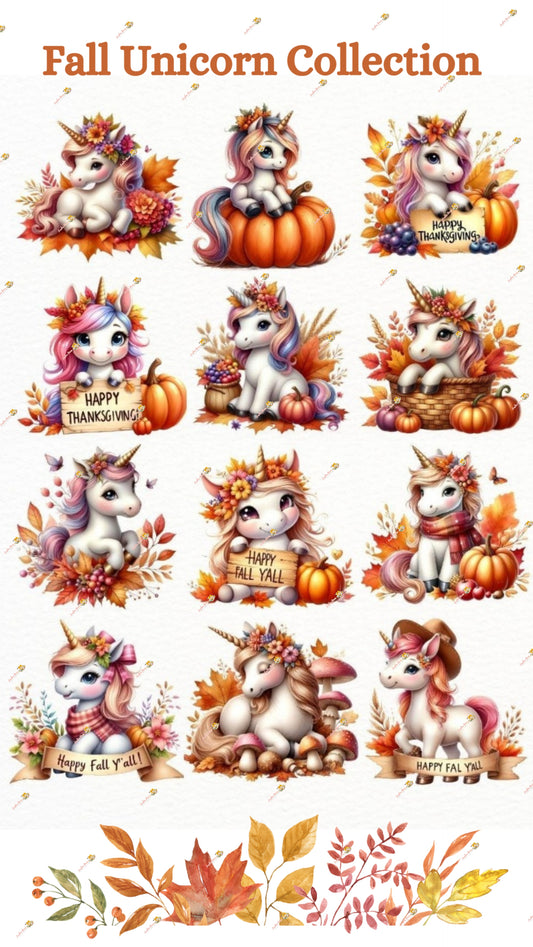 Fall Unicorn Collection