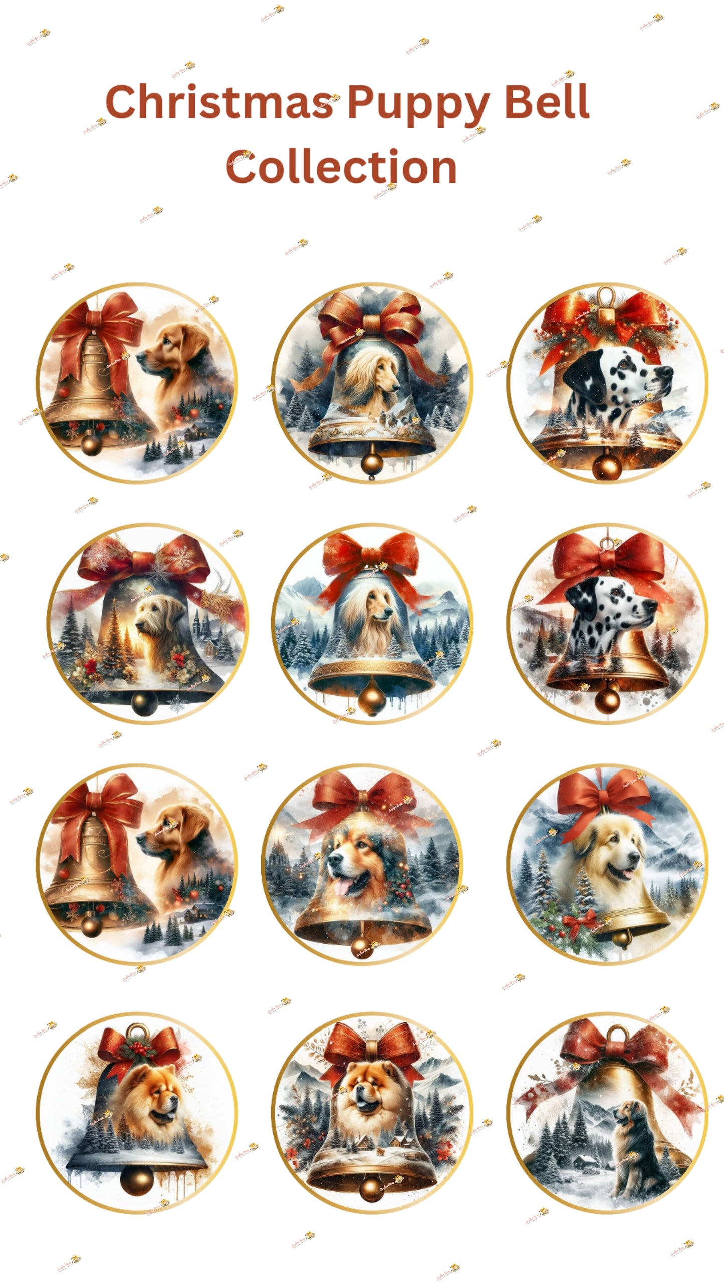 Christmas Puppy Bell Collection