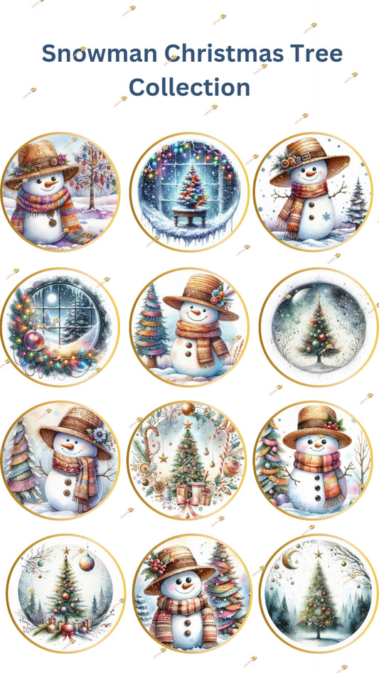 Snowman Christmas Tree Collection