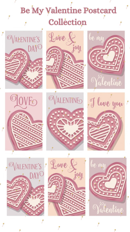 Valentine's Postcard Collection Bundle