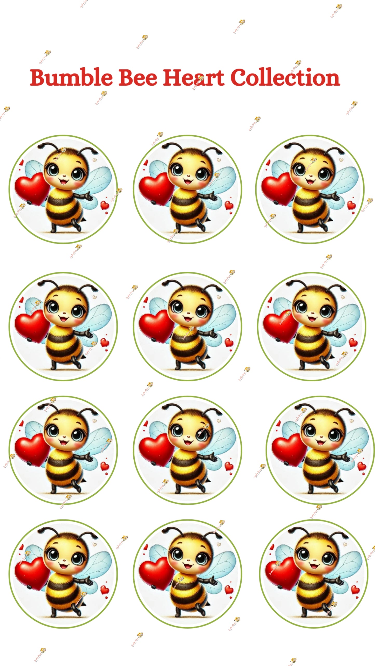 Bumble Bee Heart Collection