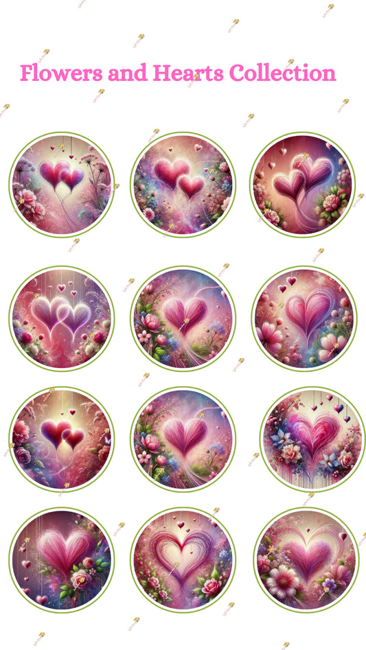 Flowers and Hearts Collection