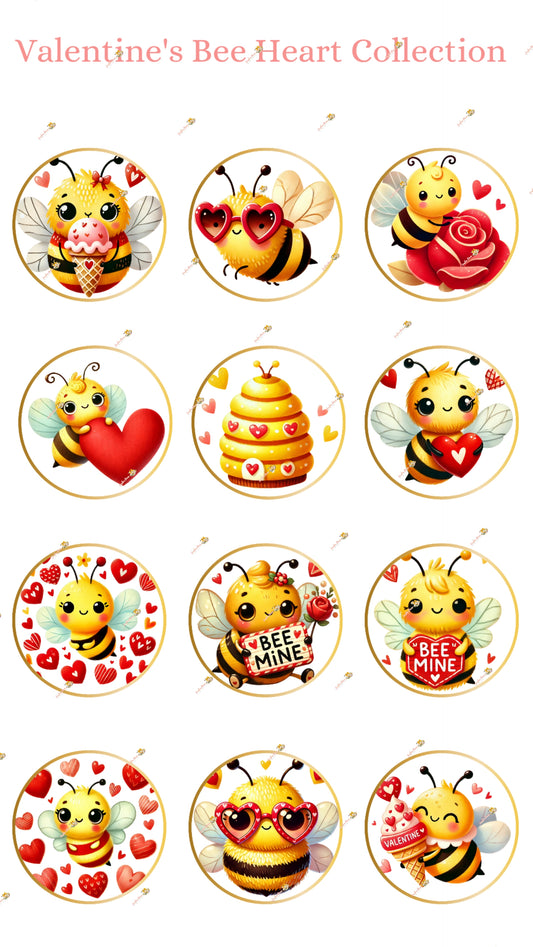 Valentine's Bee Heart Collection