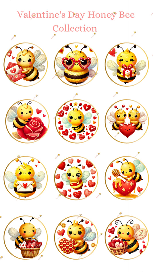 Valentine's Day Honey Bee Collection