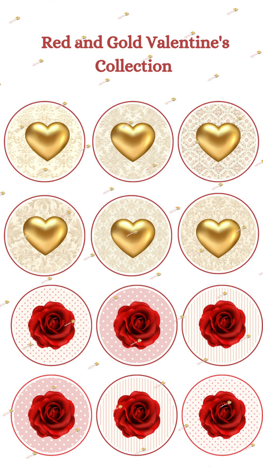 Red and Gold Valentine's Collection