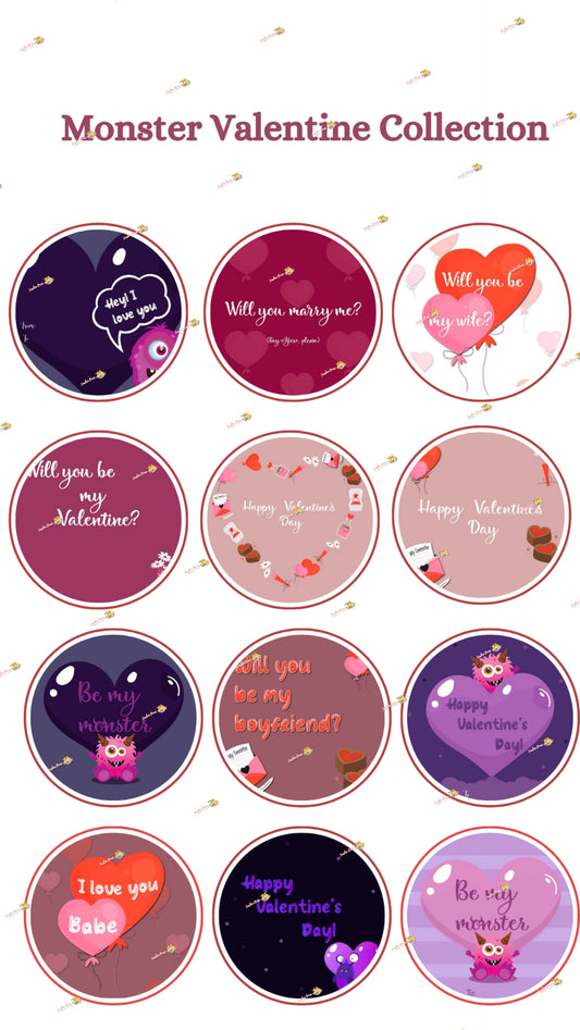 Monster Valentine Collection