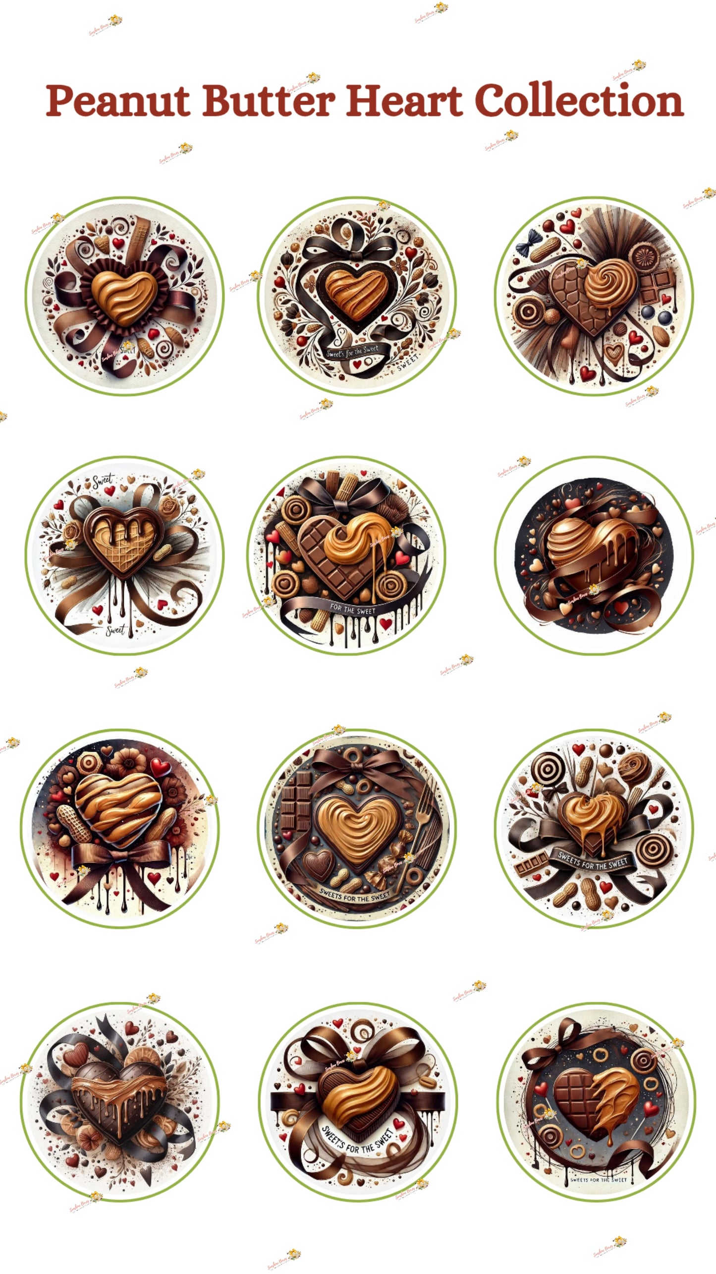 Peanut Butter Heart Collection