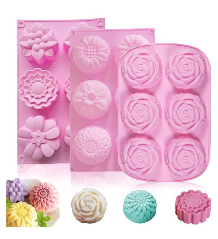 2 pack flower molds. - Sunshine Boxes