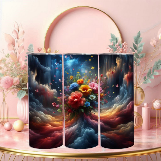 Cosmic Blossom Tumbler
