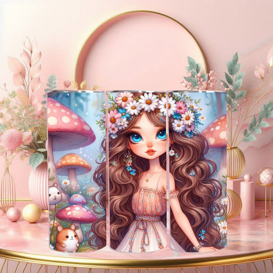 Enchanted Woodland Fairy" Tumbler