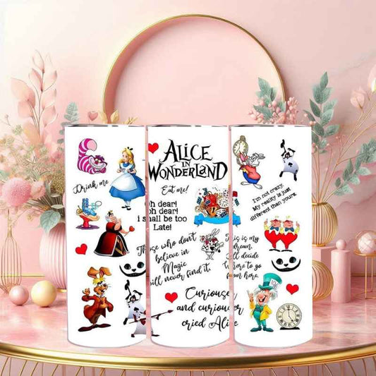 Alice in Wonderland Tumbler - 20 oz