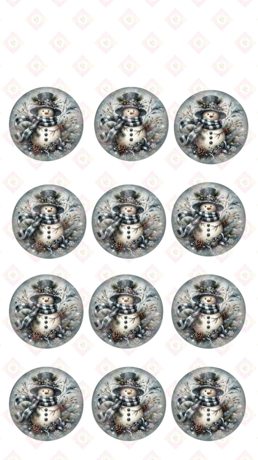 Frosty Fun Edible Images: Snowman Collection for Athens, GA Treats