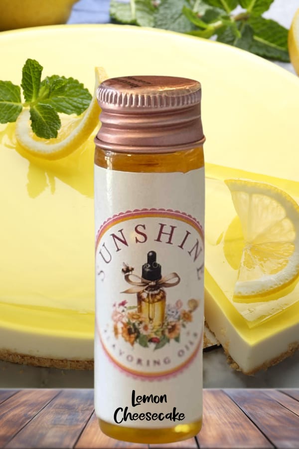 Lemon Cheesecake Flavor Oil for Baking | Zesty, Creamy, and Authentic Dessert Essence for Cakes