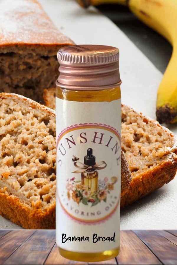 Banana Bread Flavor Oil for Baking | Authentic, Warm, and Sweet Banana Bread Essence for Desserts