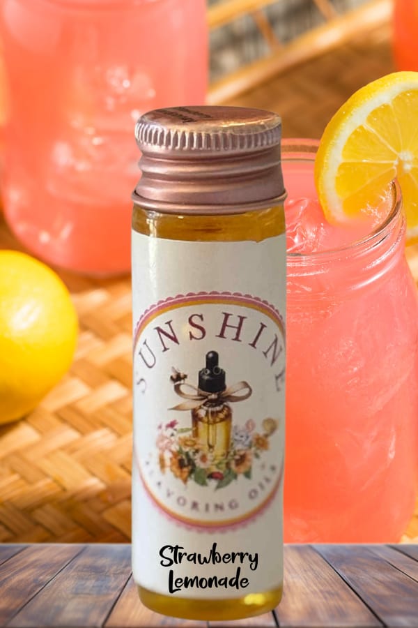 Strawberry Lemonade Flavor Oil for Baking | Sweet, Zesty, and Refreshing Essence for Desserts