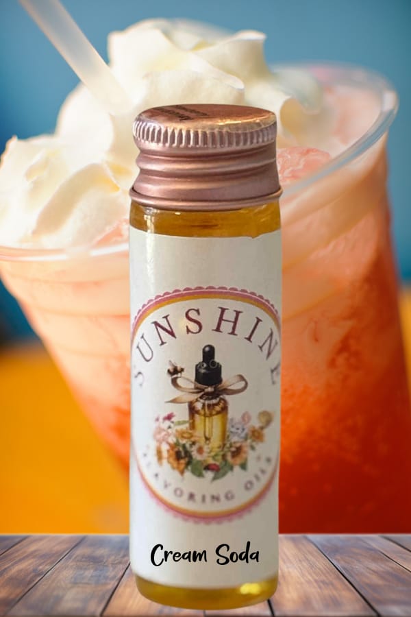 Cream Soda Flavor Oil for Baking | Nostalgic, Sweet, and Creamy Vanilla Soda Essence for Desserts