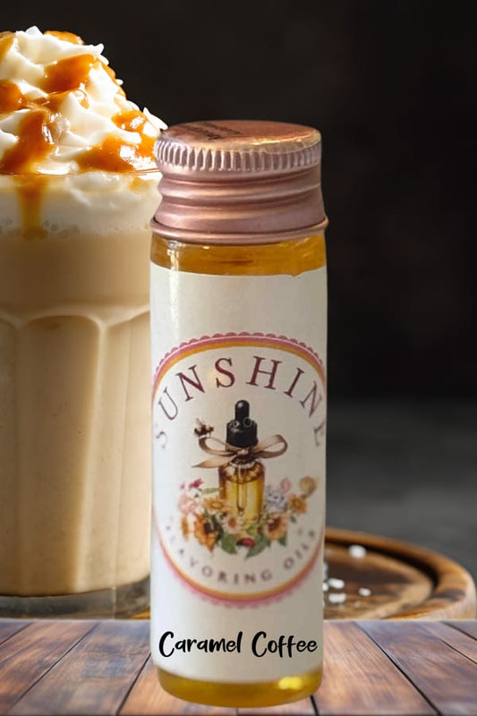 Caramel Coffee Flavor Oil for Baking | Rich, Sweet, and Bold Coffeehouse Essence for Desserts