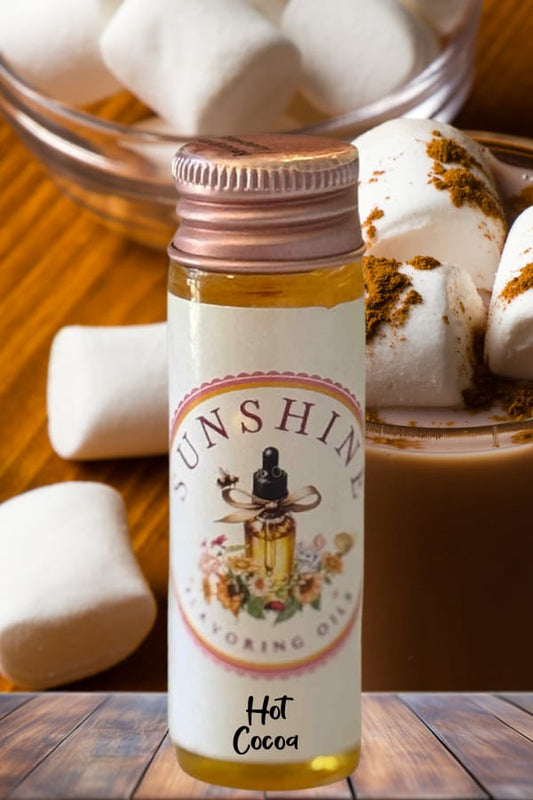 Hot Cocoa Flavor Oil for Baking | Rich, Chocolatey, and Sweet Marshmallow Essence for Desserts