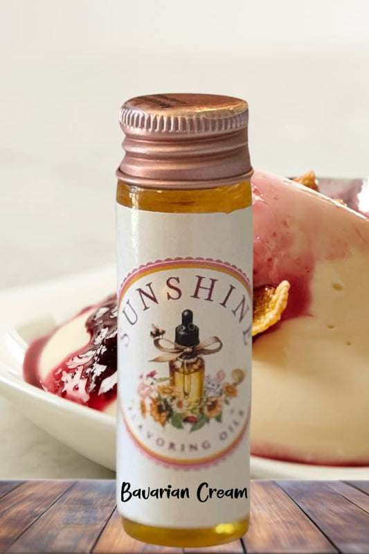 Bavarian Cream Flavor Oil for Baking | Classic, Rich, and Smooth Custard Essence for Desserts