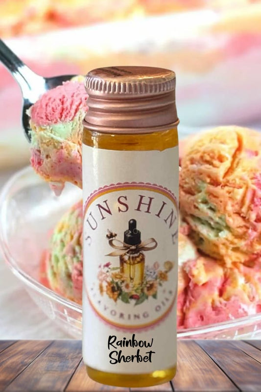 Vibrant Rainbow Sherbet Flavor Oil