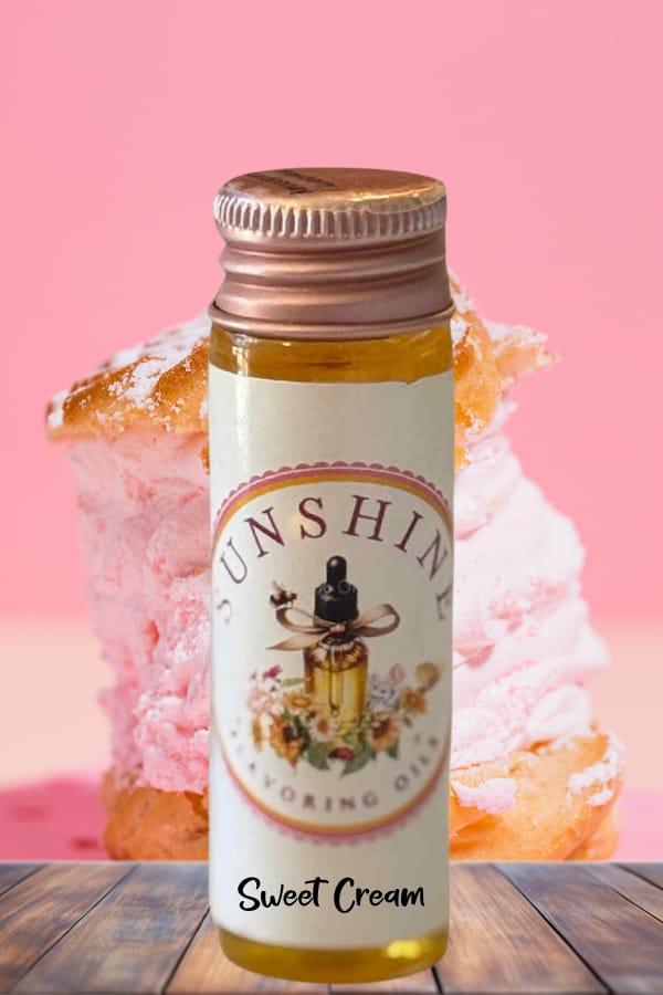 Sweet Cream Flavor Oil for Baking | Rich, Velvety, and Buttery Cream Essence for Desserts