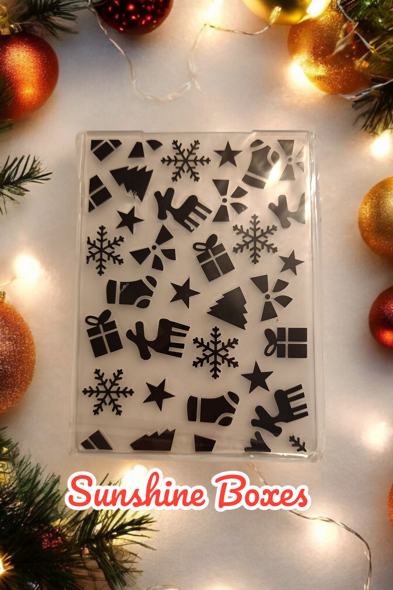 Christmas Present Embossing Folder