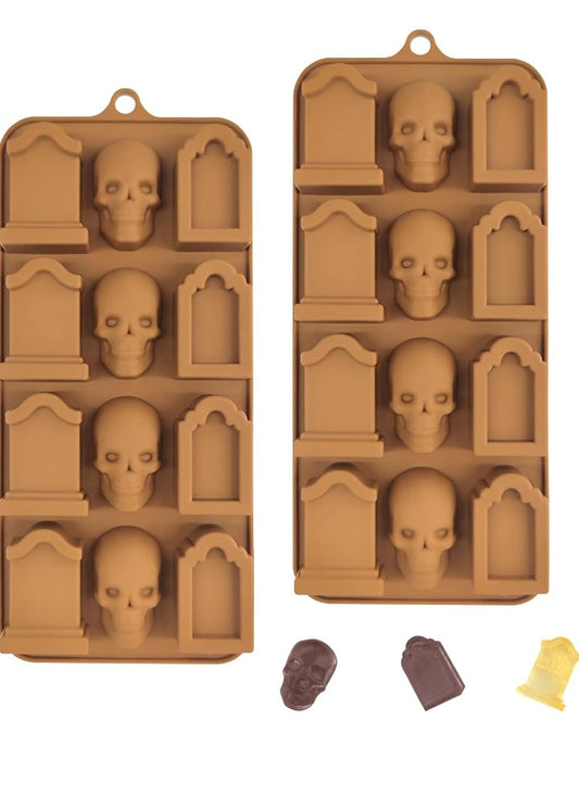 Grave and skulls Mold