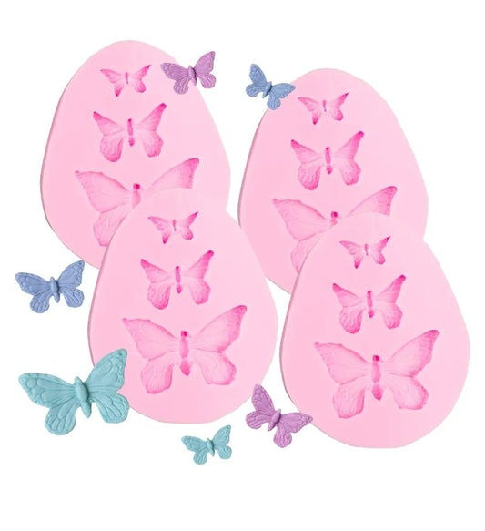 Small butterfly Mold 4 count