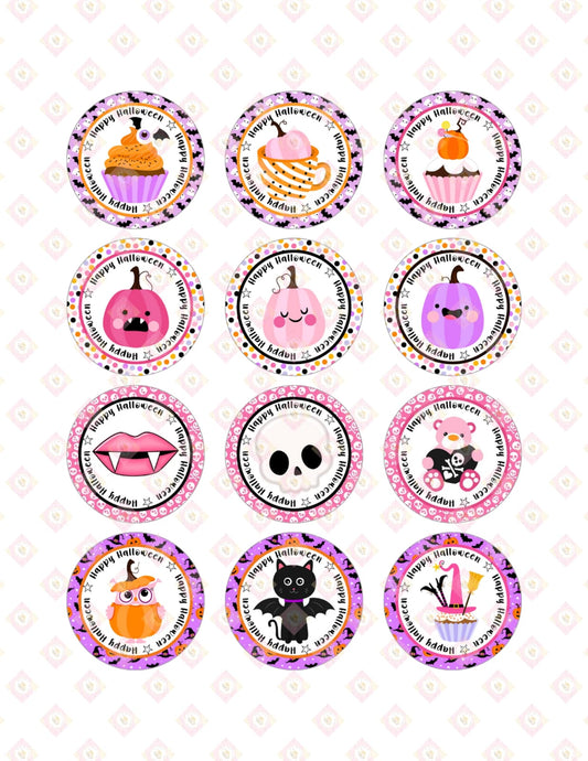 Sweet & Spooky Halloween Edible Images for Oreos & Cake Pucks - Charming Party Treats