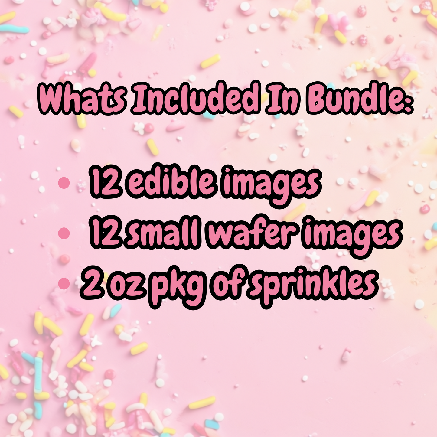 Batman Celebration Edible Image & Sprinkle Collection