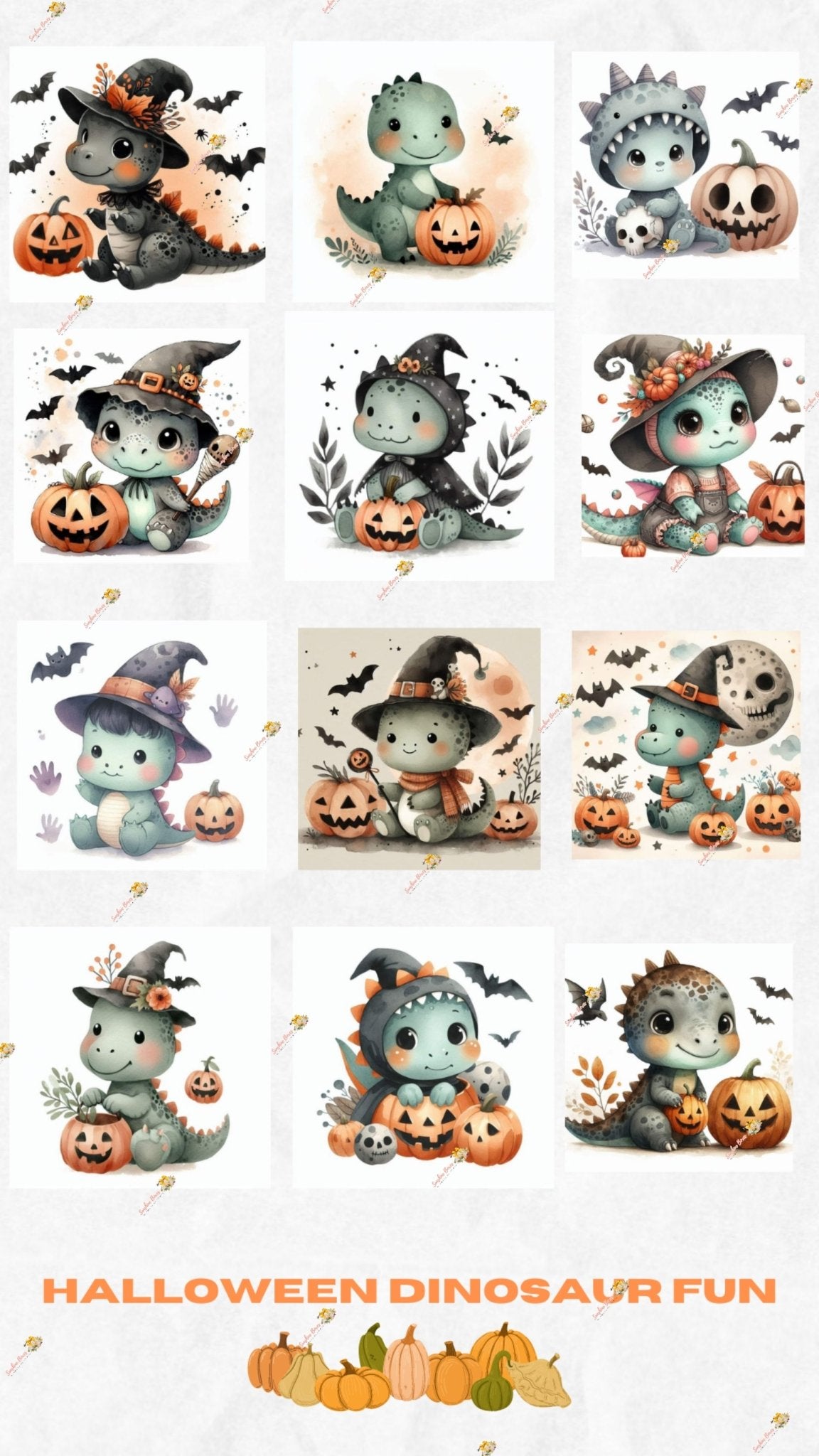 Baby Dino Halloween Collection - Sunshine Boxes