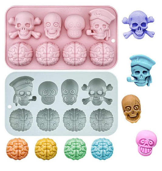 Brain and skulls mold - Sunshine Boxes