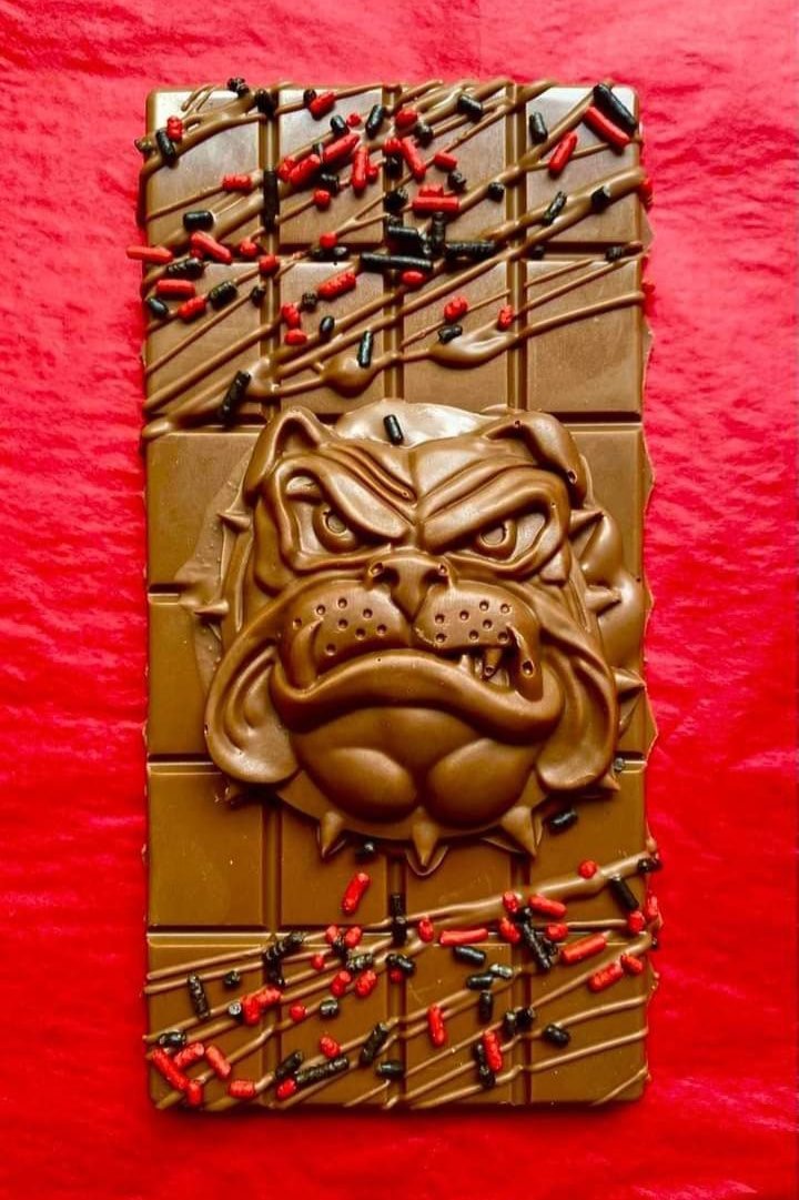 Bulldog Brawn Chocolate Bar for Sugar Images - Sunshine Boxes