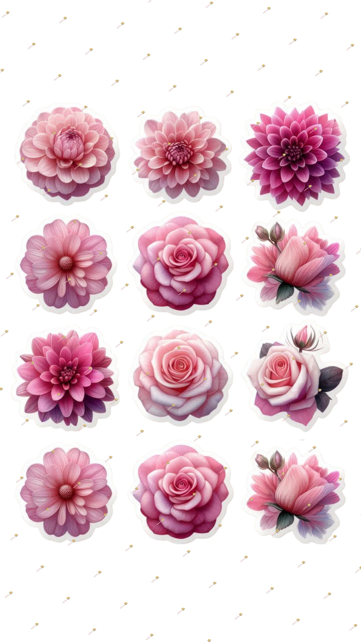 Pink Flowers Collection
