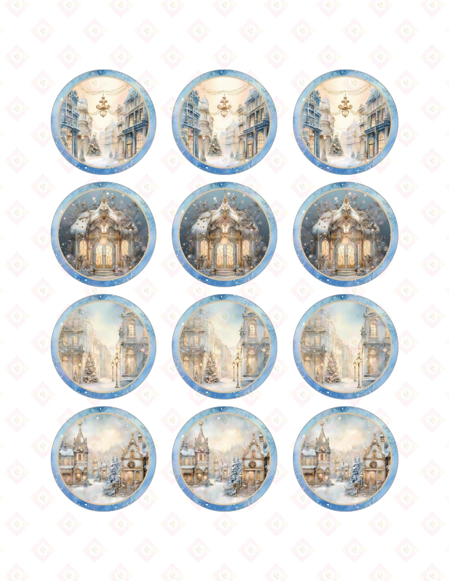 Blue and Gold Christmas Collection 2