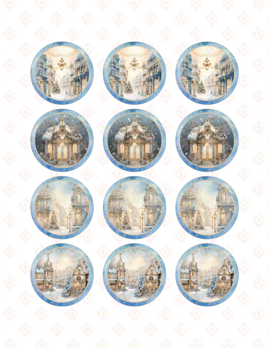 Blue and Gold Christmas Collection 2