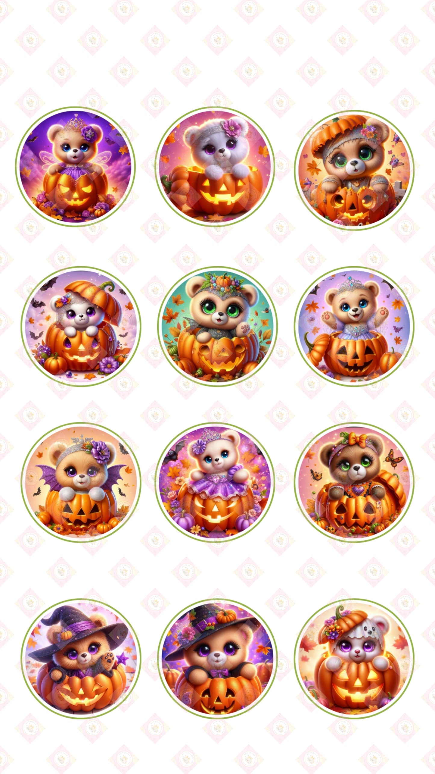Teddy Bear Pumpkin Collection