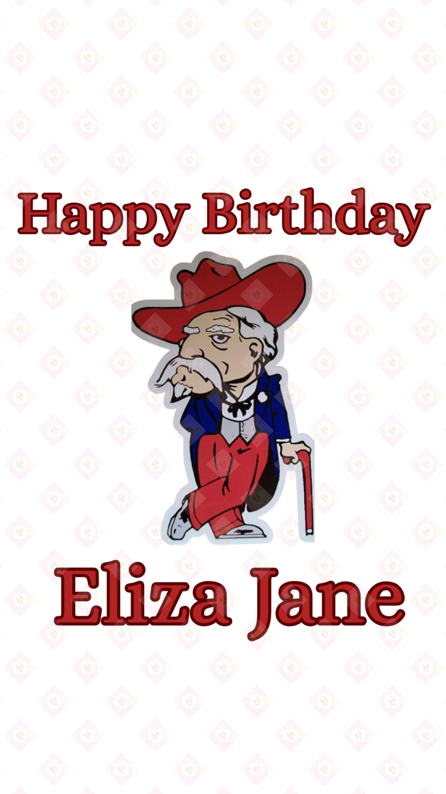 Eliza Jane Birthday Image