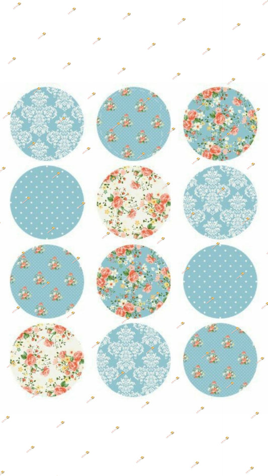 Flower Blue Print Collection