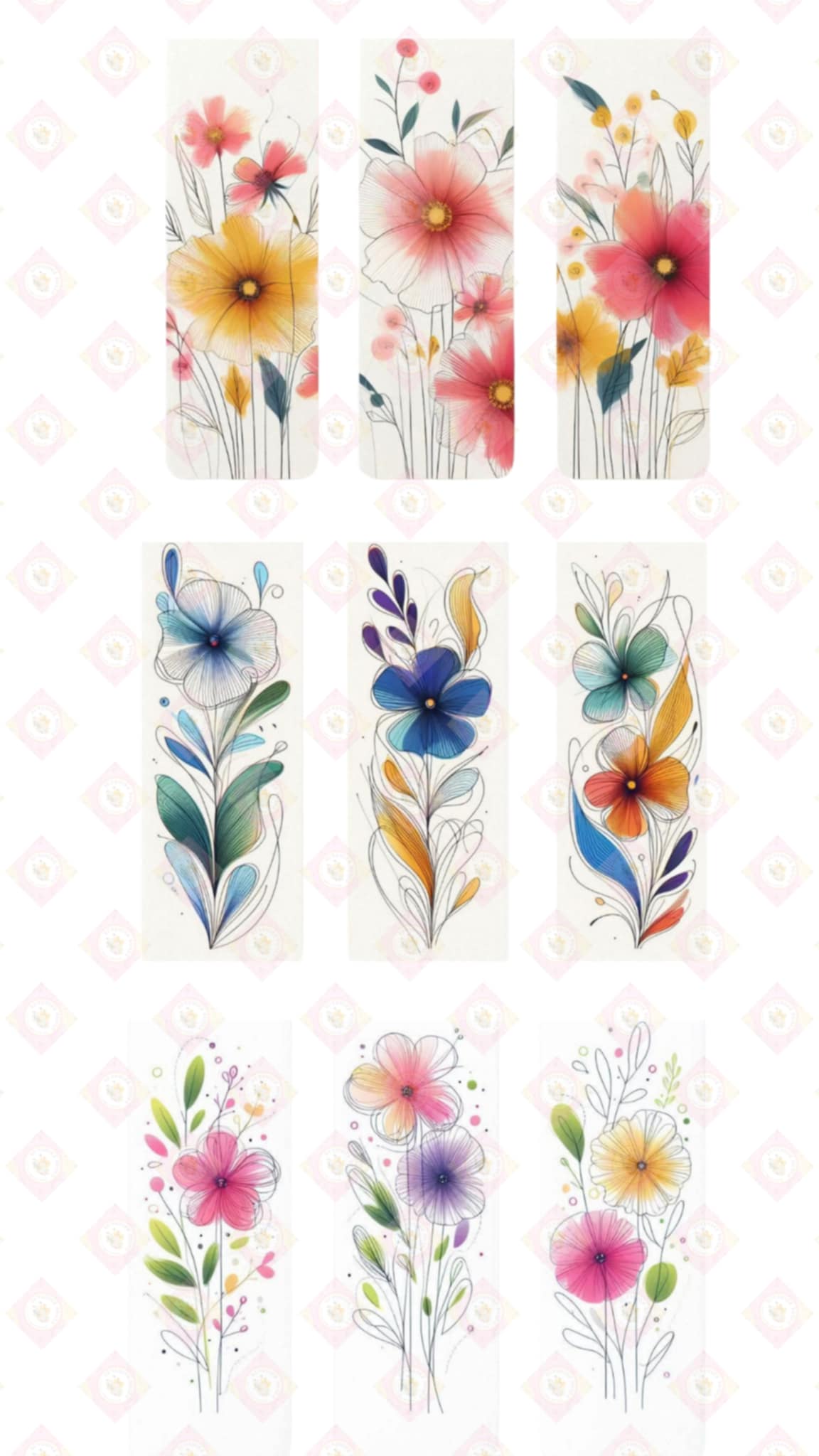 Small Flower Candy Bar Collection