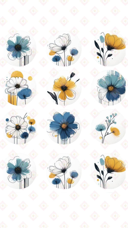 Yellow and Blue Collection