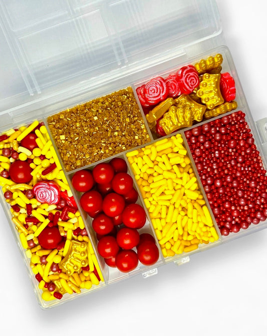 Fall Sprinkle Box – Edible Autumn Sprinkle Kit with Pumpkins, Leaves & Warm Harvest Colors