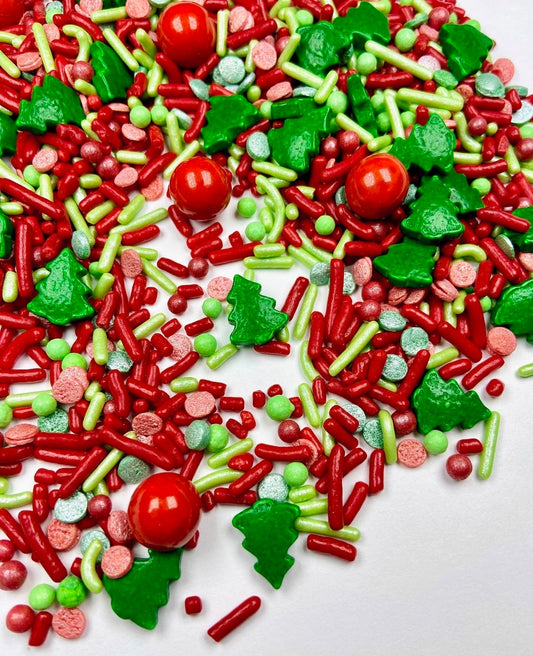 Festive Holly Berry Sprinkle Mix, 2 oz Jar of Cake & Cookie Decorating Set