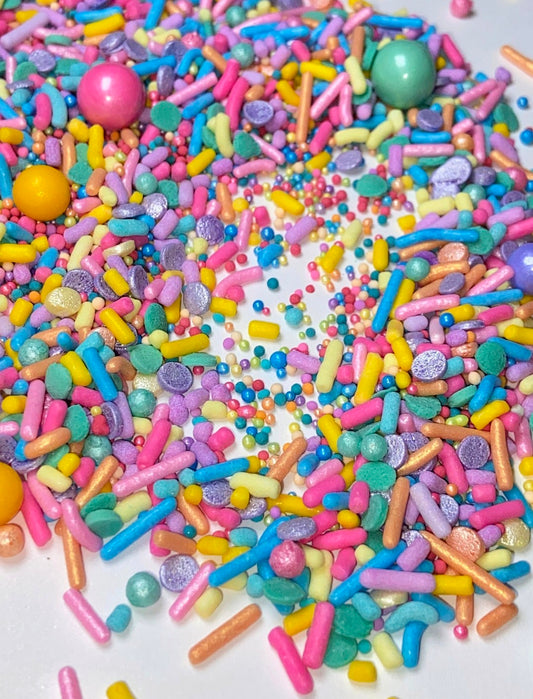 Rainbow Party Sprinkle Mix – Edible Bright Sprinkles (2oz or 4oz)
