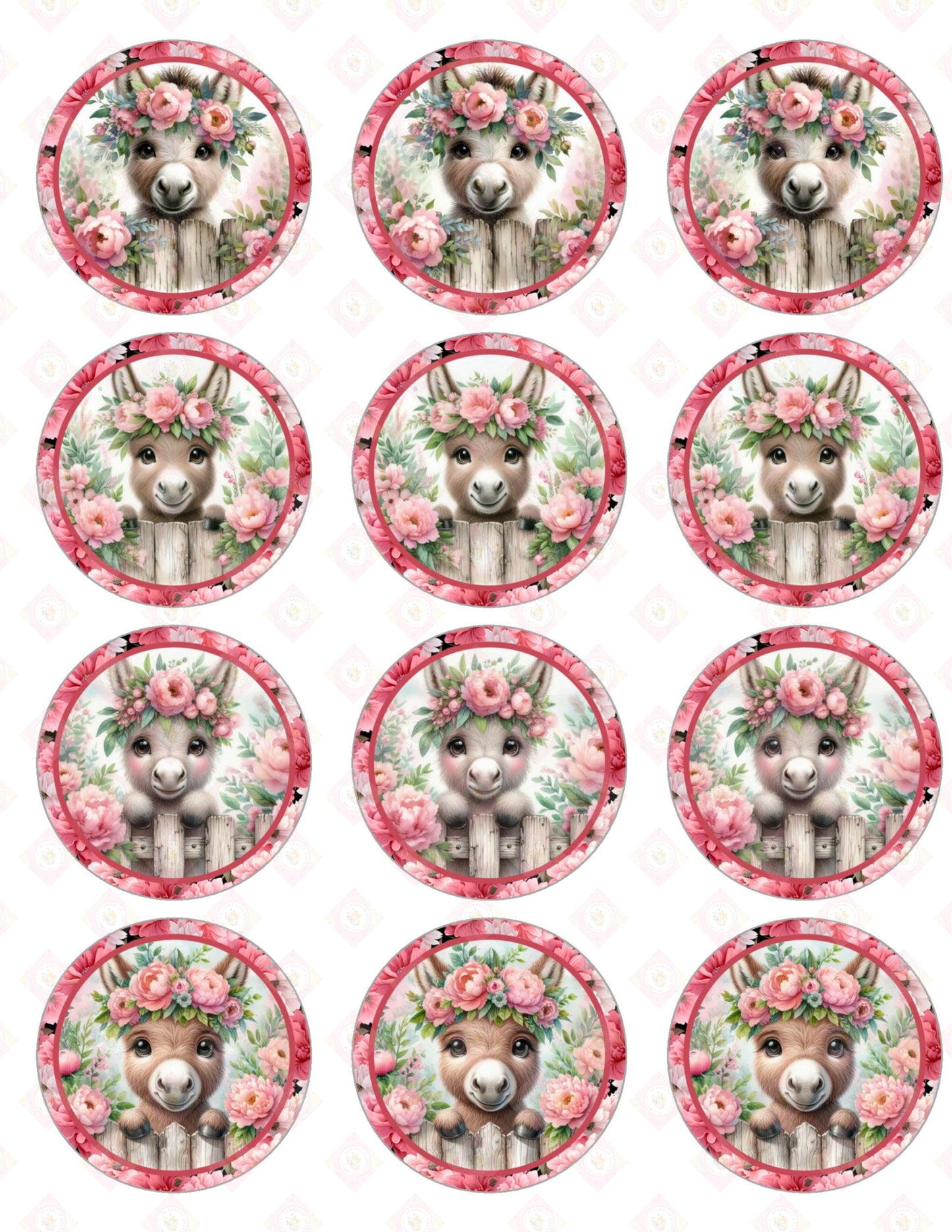 Donkey and Flowers Collection