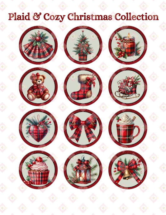 plaid and cozy christmas