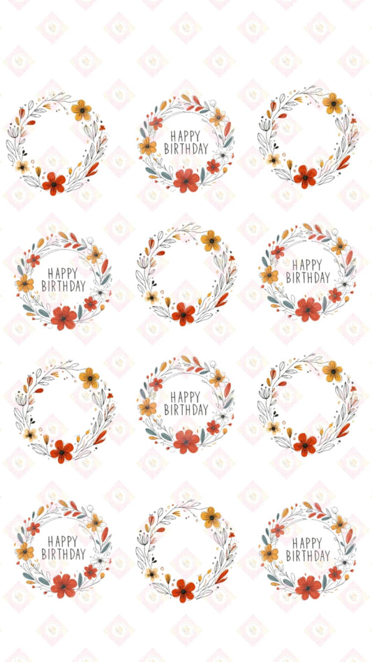 Happy Birthday Flower Collection 2