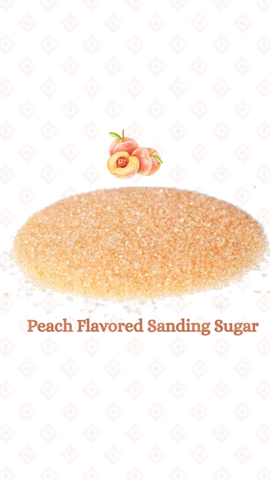 Peach Flavored Sanding Sugar