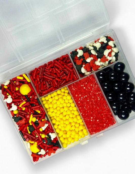 Fall & Halloween Sprinkle Box – Edible Sprinkle Kit with Pumpkins, Bats & Autumn Colors